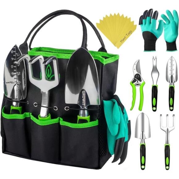 Heavy Duty Gardening Tools - 22-Piece Gardening Gifts for Women, Men, Durable - Picture 1 of 7